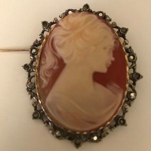 Vintage Cameo Pin